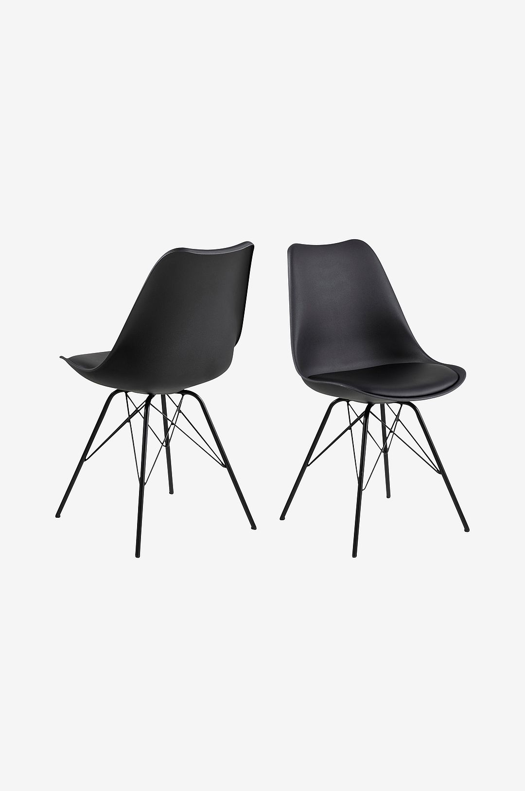 AC Design Furniture - Matstol Betty, 2-Pack - Svart - Stolar - Från Homeroom