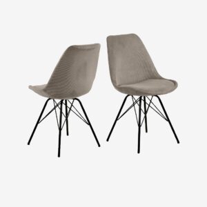 AC Design Furniture – Matstol Betty, 2 – pack – Beige – Stolar – Från Homeroom