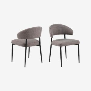 AC Design Furniture – Matstol Edina 2-pack – Brun – Stolar – Från Homeroom