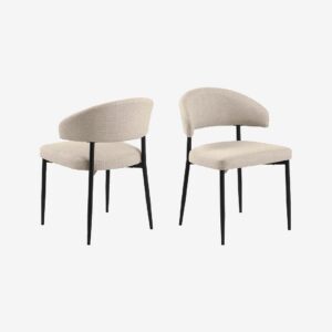 AC Design Furniture – Matstol Edina 2-pack – Natur – Stolar – Från Homeroom