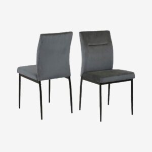 AC Design Furniture – Matstol Malva, 2 – pack – Grå – Stolar – Från Homeroom