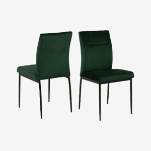 AC Design Furniture – Matstol Malva, 2 – pack – Grön – Stolar – Från Homeroom