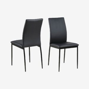 AC Design Furniture – Matstol Molly, 4-pack – Svart – Stolar – Från Homeroom