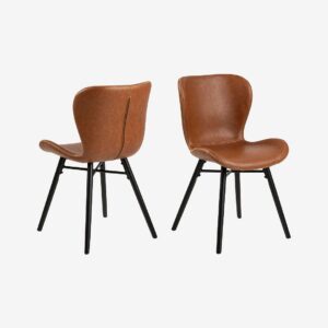 AC Design Furniture – Matstol Rita, 2-pack – Brun – Stolar – Från Homeroom