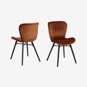AC Design Furniture – Matstol Rita, 2-pack – Orange – Stolar – Från Homeroom