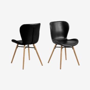 AC Design Furniture – Matstol Rita, 2-pack – Svart – Stolar – Från Homeroom