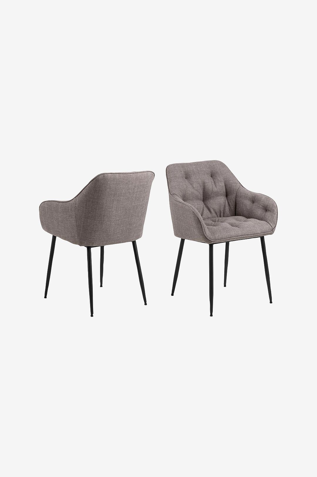 AC Design Furniture - Matstol med armstöd Brooke - Brun - Stolar - Från Homeroom