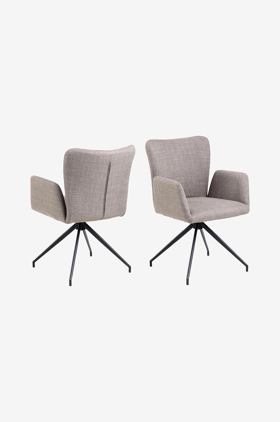 AC Design Furniture - Matstol med armstöd Laura - Brun - Karmstolar - Från Homeroom