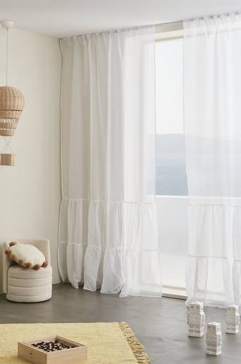 ADAVALE multifunktionsgardin 2-pack Vit