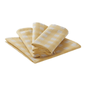 AIME servett 4-pack Gul