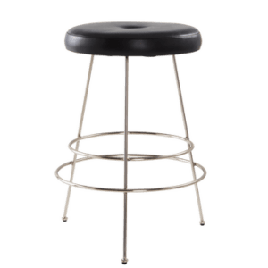 ALABAMA barpall Svart/krom