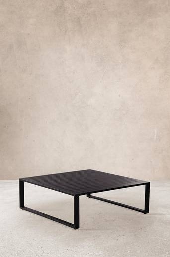 ALASSIO soffbord 100×100 cm Svart