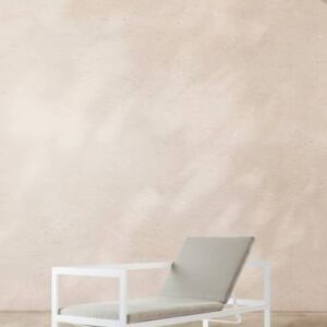 ALASSIO solsäng/utesoffa – rygg höger Vit/greige dyna