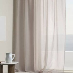 ALBA voilegardin extra bred 1 längd Beige