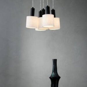 ALEXIA taklampa Mattsvart