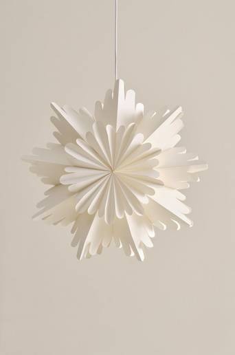 ALHENA julstjärna ø 60 cm Naturvit