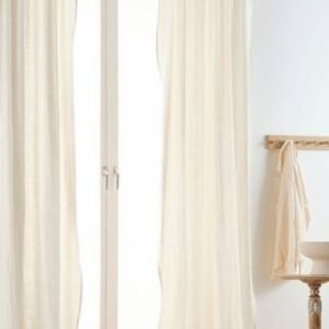 ALINA linnegardin 2-pack Ljusrosa/naturvit