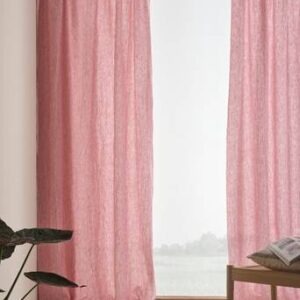 ALINA linnegardin 2-pack Röd/naturvit