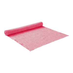 ALINA löpare Mörkcerise/naturvit