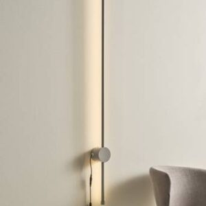 ALISO vägglampa LED 120 cm Grå