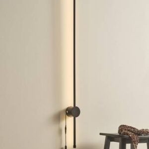 ALISO vägglampa LED 120 cm Matt svart