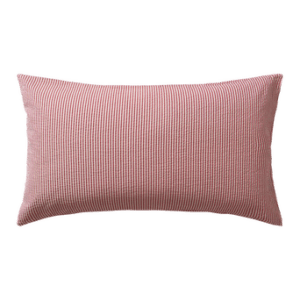 ALMA örngott 50×90 cm Röd/benvit