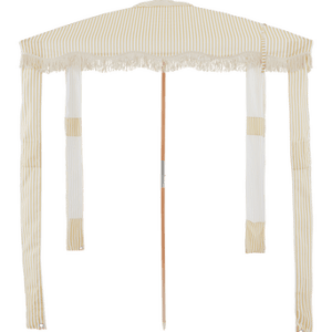 ALMEDA strandtält Gul/Randig