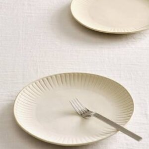 ALVIA tallrik 2-pack ø 27 cm Ljusbeige