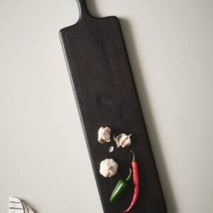 AMADEA skärbräda 17×70 cm Svart