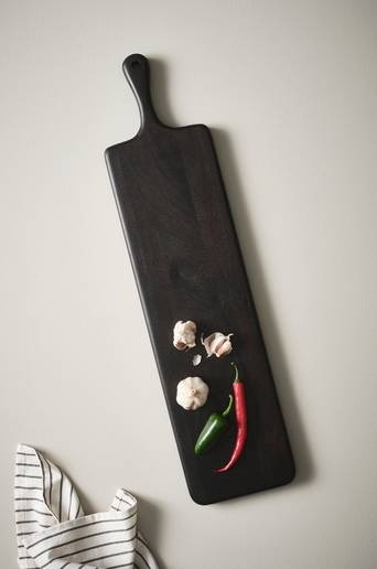 AMADEA skärbräda 17×70 cm Svart