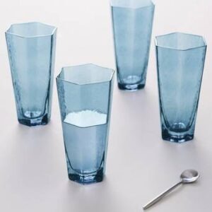 AMORY höga glas 4-pack Blå