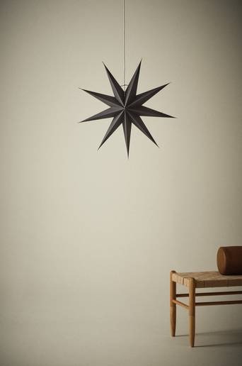 ANDROMEDA julstjärna ø 60 cm Svart