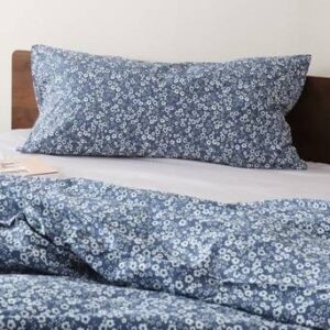 ANEMONE örngott 90×50 cm Blå