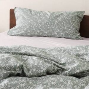 ANEMONE örngott 90×50 cm Grön