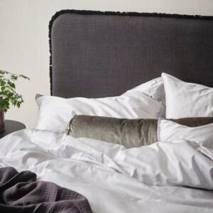 ÄNGHOLMEN sänggavel 160×200 cm Svart