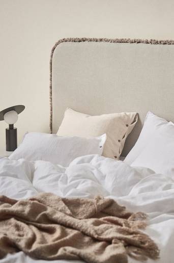 ÄNGHOLMEN sänggavel 180 cm Linnebeige