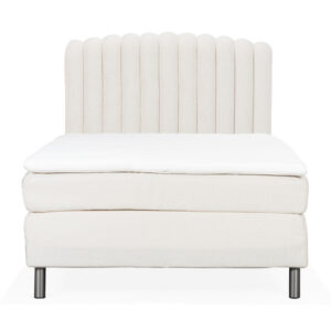 ÄNGSVIK/PRIMO 140 Sängpaket Bouclé Offwhite
