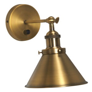 ANTON Vägglampa 18cm Mässing