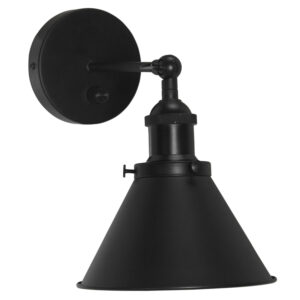 ANTON Vägglampa 18cm Svart