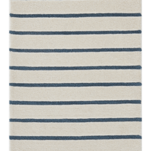 ARCUEIL dörrmatta 60×90 cm Naturvit/blå