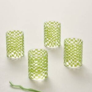 ARLO glas 4-pack Transparent/grön