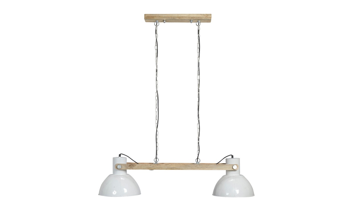 ASHBY Taklampa Vit H28