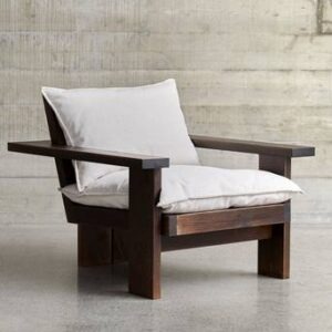 ASPVIK 02 fåtölj Mörkbrun