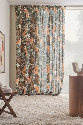 ASTA multifunktionsgardin 1 längd extra bred Brun