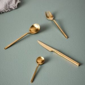 ASTERA bestickset 16 delar Matt guld