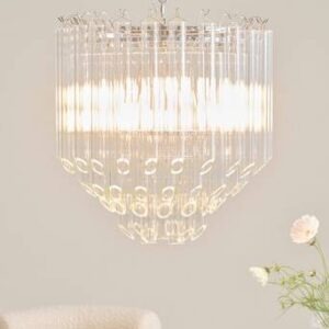 AURO takkrona Glas/krom