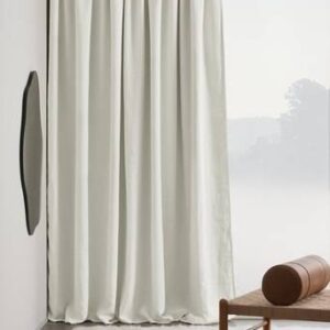 AURORA mörkläggningsgardin 1 längd – extra bred Naturvit