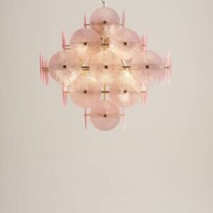 AVARO taklampa Persika/mässing