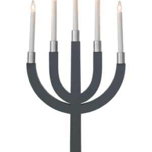 Adventsljusstake Elias Grafitgrå