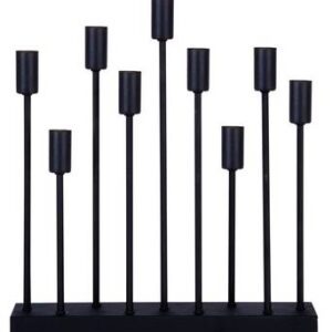 Adventsljusstake Pix Svart